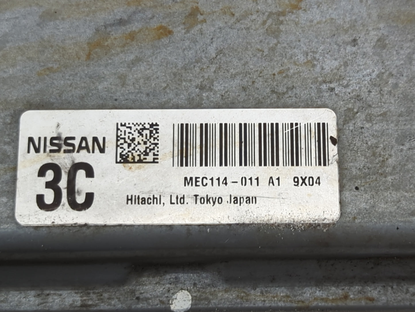 2010 Nissan Altima PCM Engine Control Computer ECU ECM PCU OEM P/N:MEC114-011 A1 Fits OEM Used Auto Parts - Oemusedautoparts