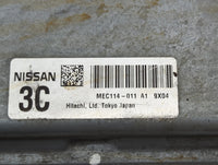 2010 Nissan Altima PCM Engine Control Computer ECU ECM PCU OEM P/N:MEC114-011 A1 Fits OEM Used Auto Parts - Oemusedautoparts