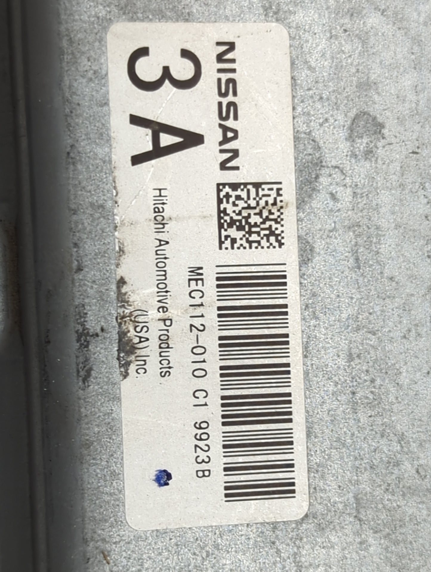 2010 Nissan Altima PCM Engine Control Computer ECU ECM PCU OEM P/N:MEC112-010 Fits OEM Used Auto Parts - Oemusedautoparts1.c