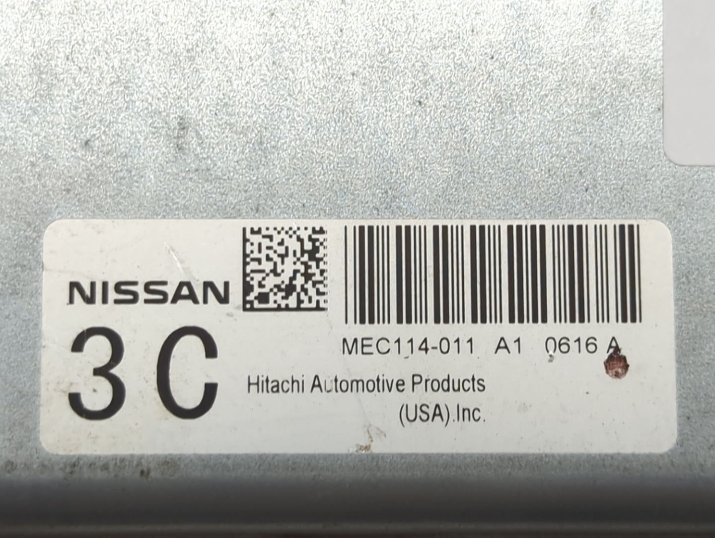 2010 Nissan Altima PCM Engine Control Computer ECU ECM PCU OEM P/N:MEC114-011 Fits OEM Used Auto Parts - Oemusedautoparts1.c
