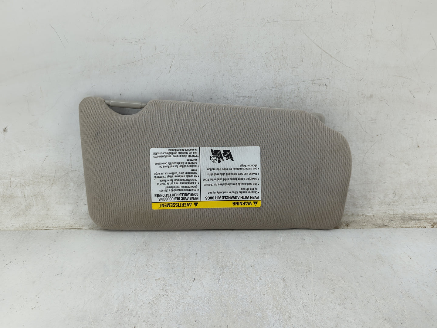 2010 Nissan Altima Sun Visor Shade Replacement Driver Left Mirror Fits OEM Used Auto Parts - Oemusedautoparts1.com