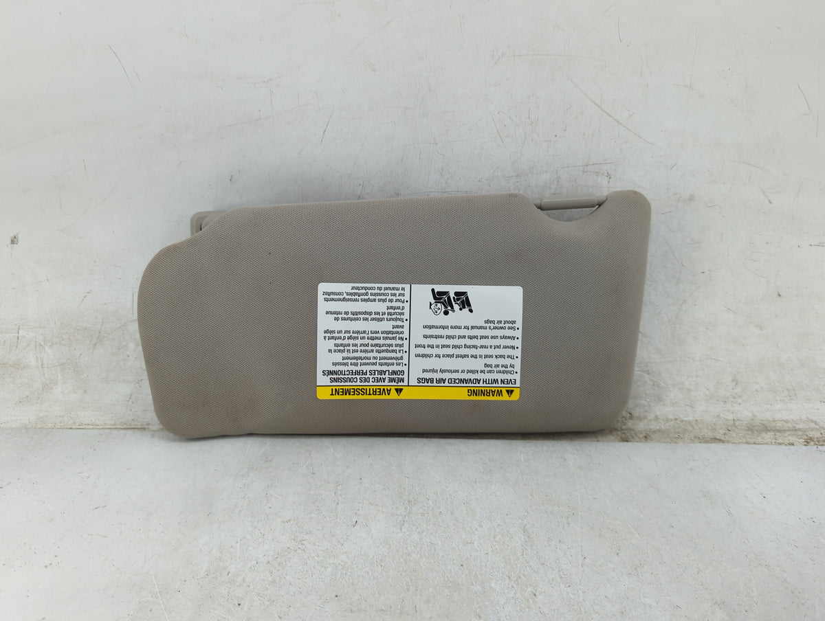 2010 Nissan Altima Sun Visor Shade Replacement Passenger Right Mirror Fits OEM Used Auto Parts - Oemusedautoparts1.com