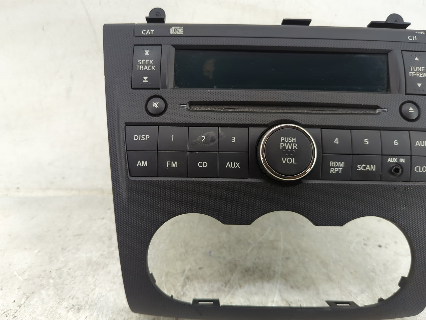 2010 Nissan Altima Radio AM FM Cd Player Receiver Replacement P/N:28185 ZX11A CQ-JN20E0GX Fits OEM Used Auto Parts - Oemused