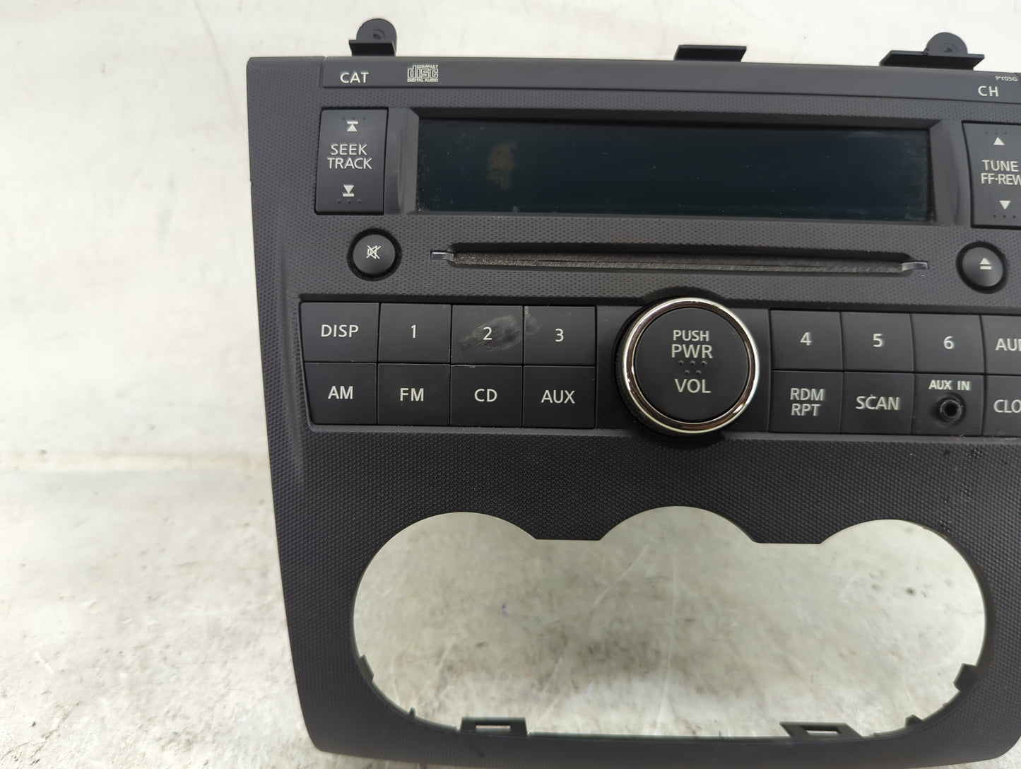 2010 Nissan Altima Radio AM FM Cd Player Receiver Replacement P/N:28185 ZX11A CQ-JN20E0GX Fits OEM Used Auto Parts - Oemused