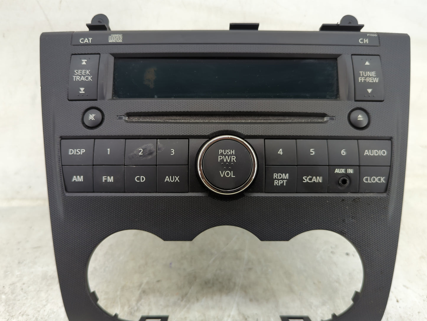 2010 Nissan Altima Radio AM FM Cd Player Receiver Replacement P/N:28185 ZX11A CQ-JN20E0GX Fits OEM Used Auto Parts - Oemused