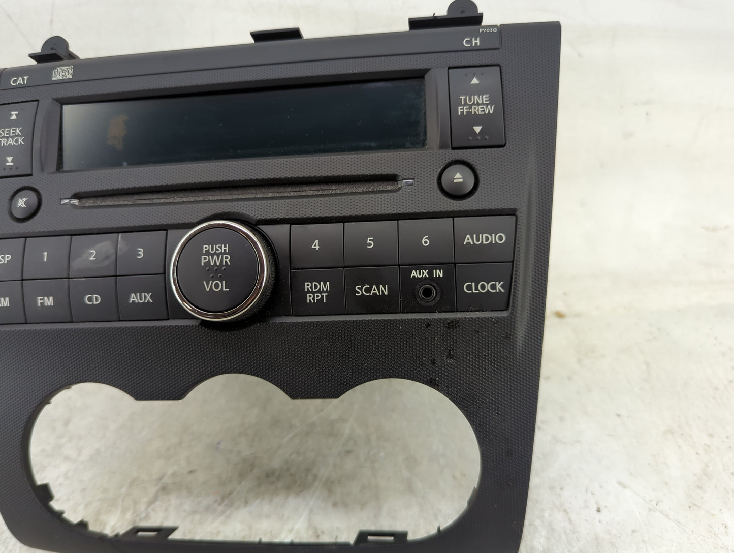 2010 Nissan Altima Radio AM FM Cd Player Receiver Replacement P/N:28185 ZX11A CQ-JN20E0GX Fits OEM Used Auto Parts - Oemused