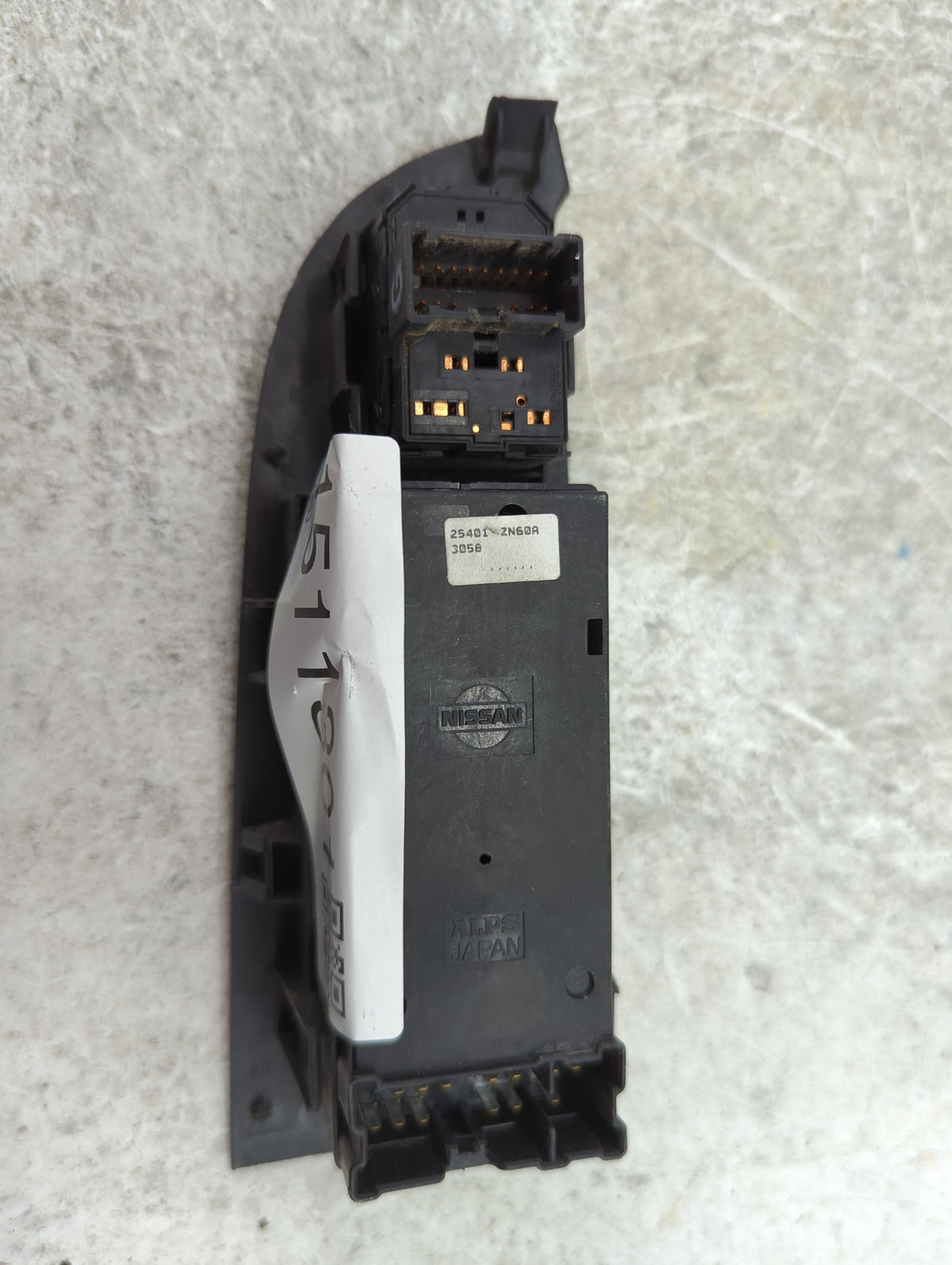 2007-2013 Nissan Altima Master Power Window Switch Replacement Driver Side Left P/N:25401ZN60A Fits OEM Used Auto Parts - Oe