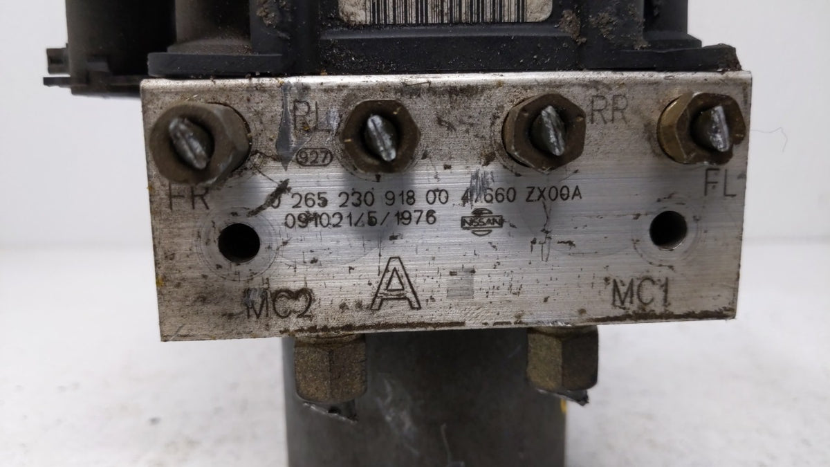 2010 Nissan Altima Anti-Lock Brake ABS Pump Module Actuator OEM P/N:47660 ZX00A Fits OEM Used Auto Parts - Oemusedautoparts1