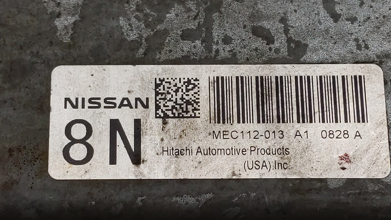 2010 Nissan Altima PCM Engine Control Computer ECU ECM PCU OEM P/N:MEC114-011 MEC112-011 A1, MEC112-013 A1 Fits OEM Used Aut