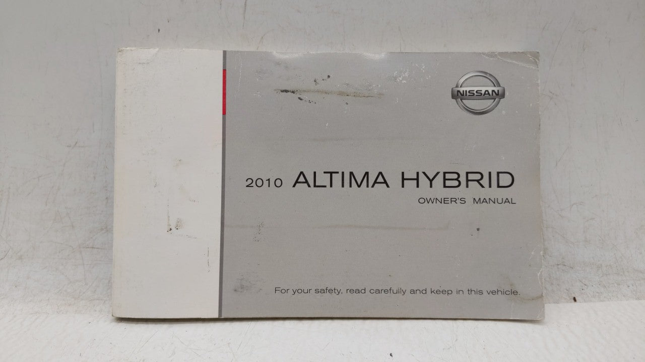 2010 Nissan Altima Owners Manual Book Guide OEM Used Auto Parts - Oemusedautoparts1.com