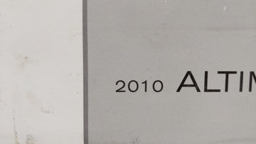 2010 Nissan Altima Owners Manual Book Guide OEM Used Auto Parts
