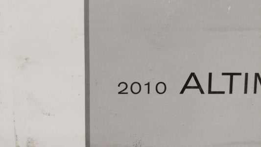 2010 Nissan Altima Owners Manual Book Guide OEM Used Auto Parts