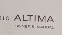 2010 Nissan Altima Owners Manual Book Guide P/N:OM0E 0L32U2 OEM Used Auto Parts - Oemusedautoparts1.com