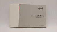 2010 Nissan Altima Owners Manual Book Guide OEM Used Auto Parts - Oemusedautoparts1.com