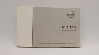compare product 2010 Nissan Altima Owners Manual Book Guide OEM Used Auto Parts