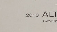 2010 Nissan Altima Owners Manual Book Guide OEM Used Auto Parts - Oemusedautoparts1.com