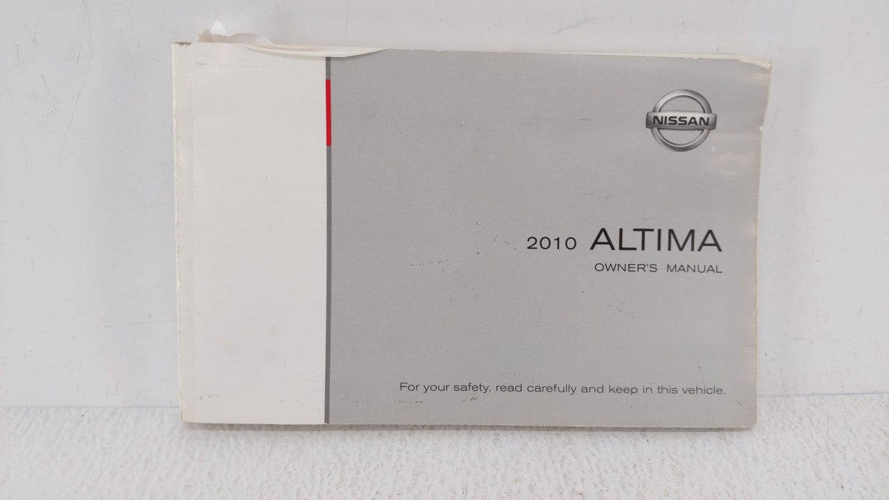 2010 Nissan Altima Owners Manual Book Guide OEM Used Auto Parts - Oemusedautoparts1.com
