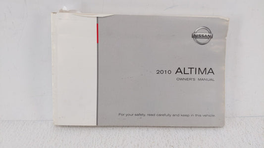 2010 Nissan Altima Owners Manual Book Guide OEM Used Auto Parts - Oemusedautoparts1.com