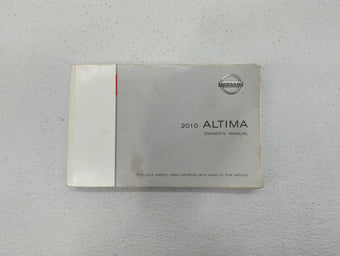 compare product 2010 Nissan Altima Owners Manual Book Guide OEM Used Auto Parts