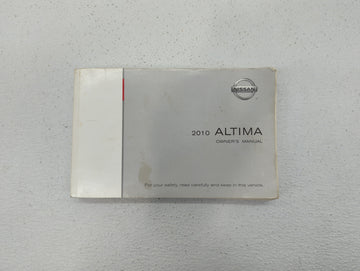 2010 Nissan Altima Owners Manual Book Guide OEM Used Auto Parts - Oemusedautoparts1.com