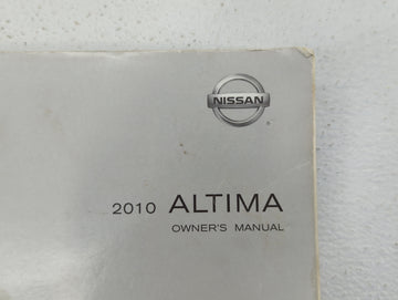 2010 Nissan Altima Owners Manual Book Guide OEM Used Auto Parts