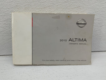 compare product 2010 Nissan Altima Owners Manual Book Guide OEM Used Auto Parts