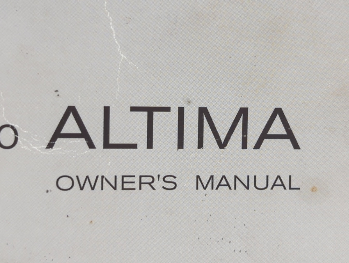 2010 Nissan Altima Owners Manual Book Guide OEM Used Auto Parts - Oemusedautoparts1.com
