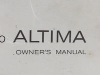 2010 Nissan Altima Owners Manual Book Guide OEM Used Auto Parts - Oemusedautoparts1.com