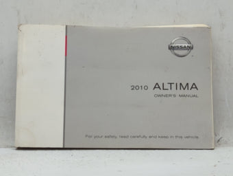 compare product 2010 Nissan Altima Owners Manual Book Guide OEM Used Auto Parts