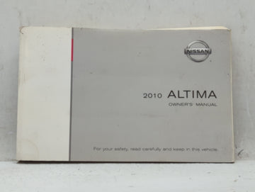 2010 Nissan Altima Owners Manual Book Guide OEM Used Auto Parts - Oemusedautoparts1.com