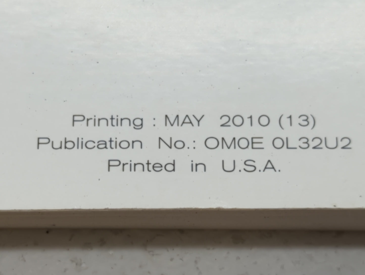 2010 Nissan Altima Owners Manual Book Guide OEM Used Auto Parts - Oemusedautoparts1.com