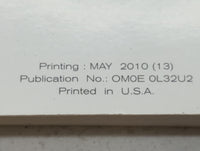 2010 Nissan Altima Owners Manual Book Guide OEM Used Auto Parts - Oemusedautoparts1.com