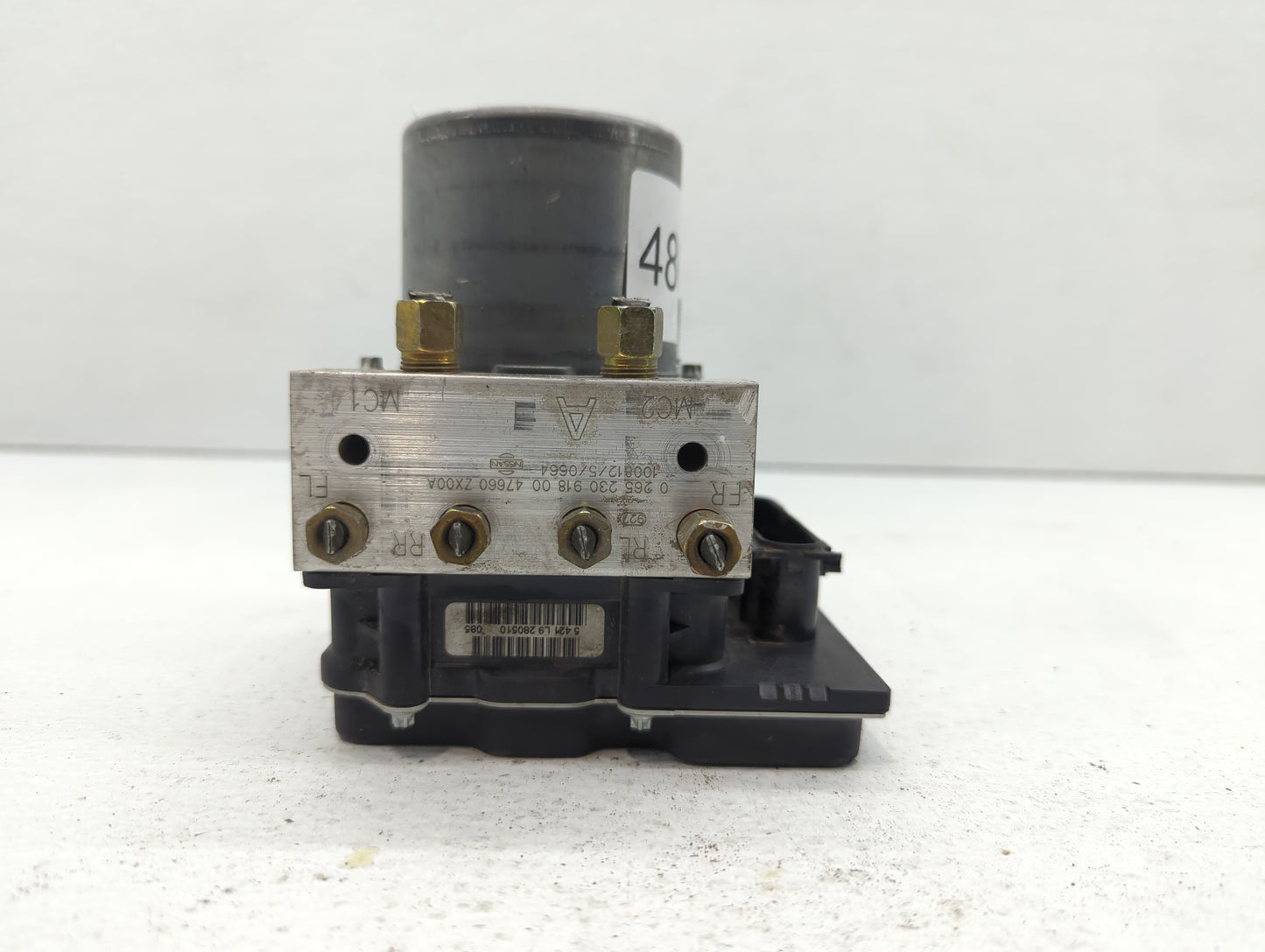 2010 Nissan Altima ABS Pump Control Module Replacement P/N:47660 ZX00A Fits OEM Used Auto Parts - Oemusedautoparts1.com