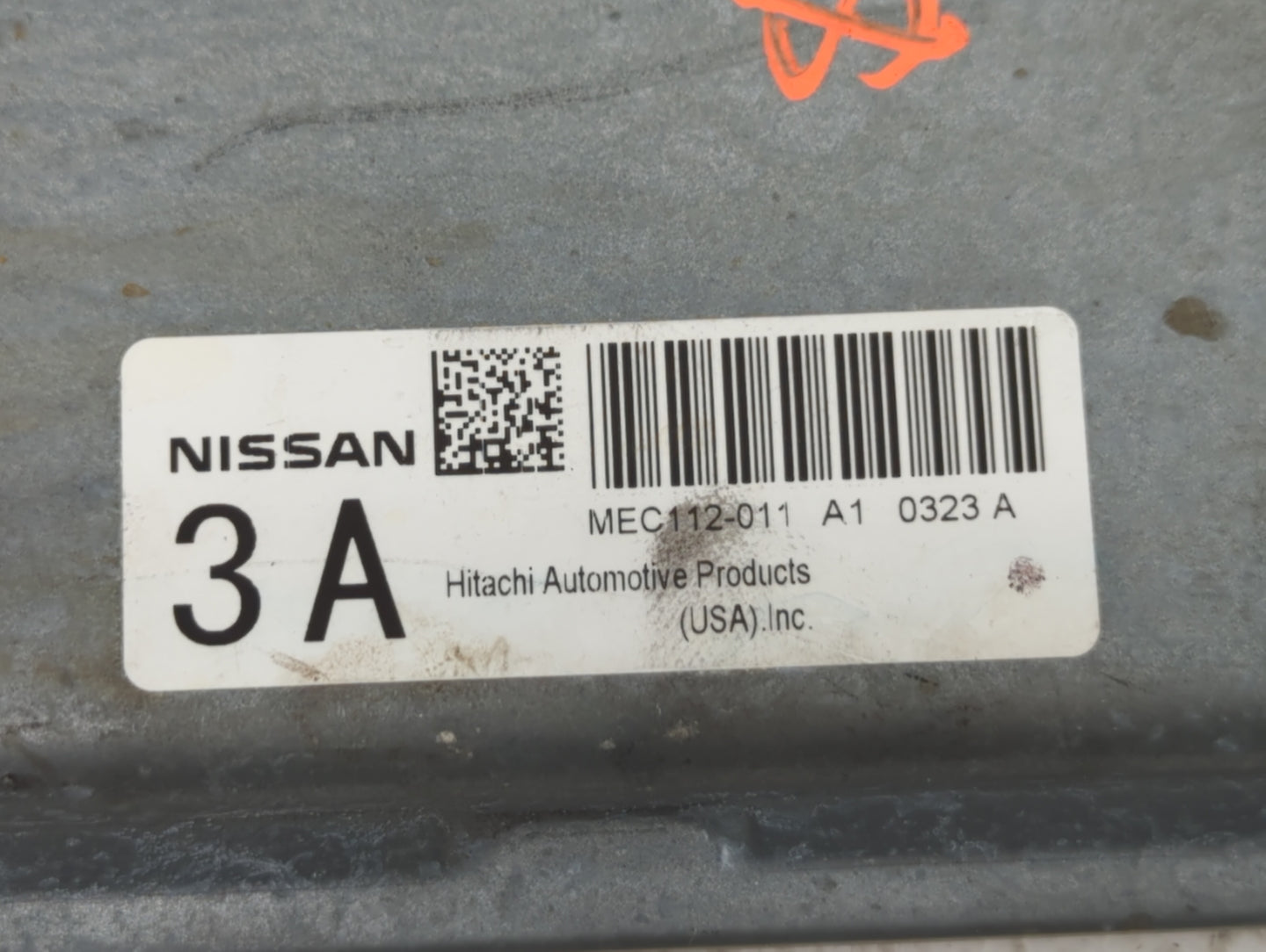 2010 Nissan Altima PCM Engine Control Computer ECU ECM PCU OEM P/N:MEC114-011 MEC112-011 A1, MEC112-013 A1 Fits OEM Used Aut