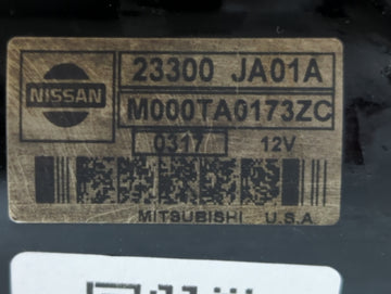 2007-2013 Nissan Altima Car Starter Motor Solenoid OEM P/N:23300 JA01A Fits Fits 2007 2008 2009 2010 2011 2012 2013 OEM Used Auto Parts