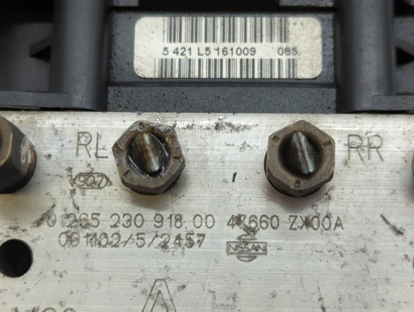 2010 Nissan Altima ABS Pump Control Module Replacement P/N:47660 ZX00A Fits OEM Used Auto Parts - Oemusedautoparts1.com