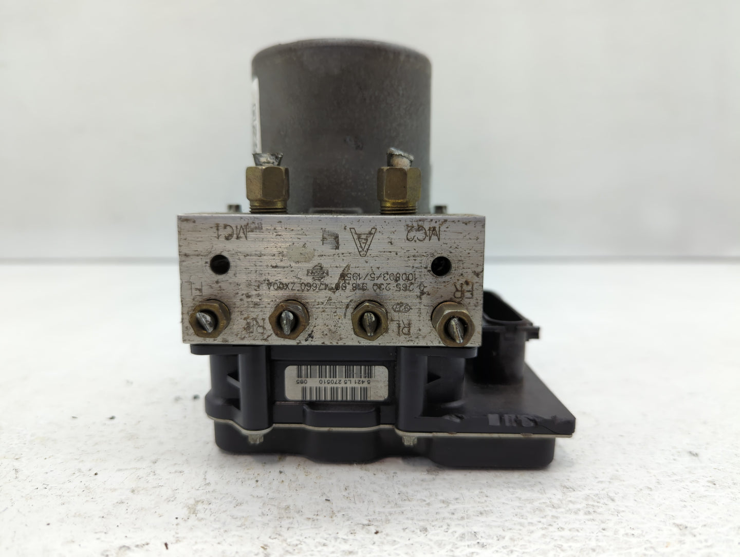 2010 Nissan Altima ABS Pump Control Module Replacement P/N:47660 ZX00A Fits OEM Used Auto Parts - Oemusedautoparts1.com