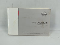 2010 Nissan Altima Owners Manual Book Guide P/N:OM0E 0L32U2 OEM Used Auto Parts - Oemusedautoparts1.com