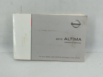 compare product 2010 Nissan Altima Owners Manual Book Guide P/N:OM0E 0L32U2 OEM Used Auto Parts
