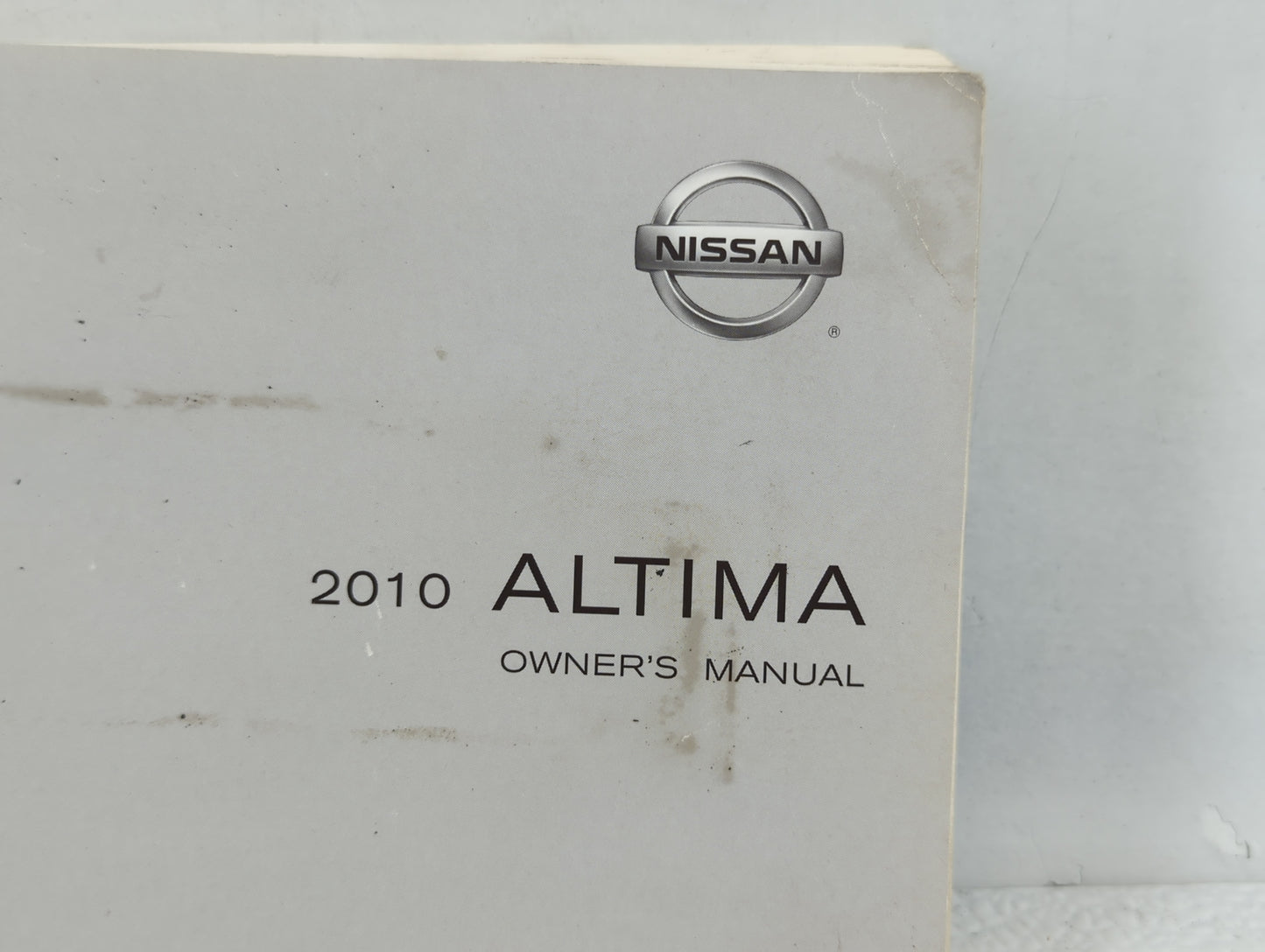 2010 Nissan Altima Owners Manual Book Guide P/N:OM0E 0L32U2 OEM Used Auto Parts - Oemusedautoparts1.com