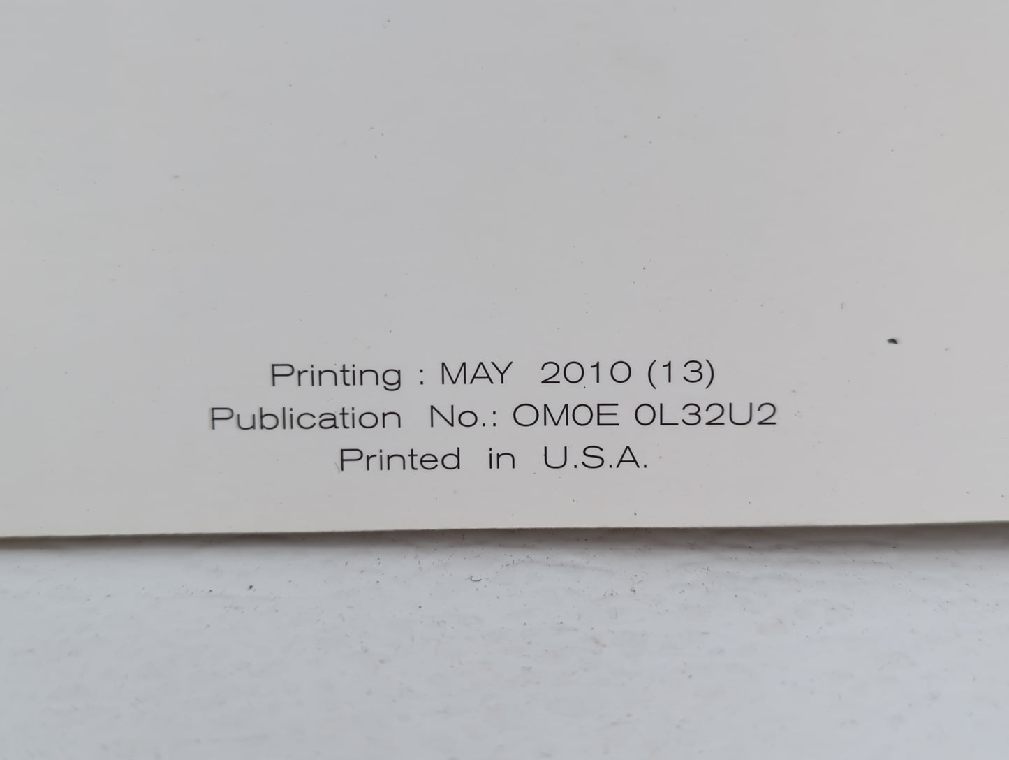 2010 Nissan Altima Owners Manual Book Guide P/N:OM0E 0L32U2 OEM Used Auto Parts - Oemusedautoparts1.com
