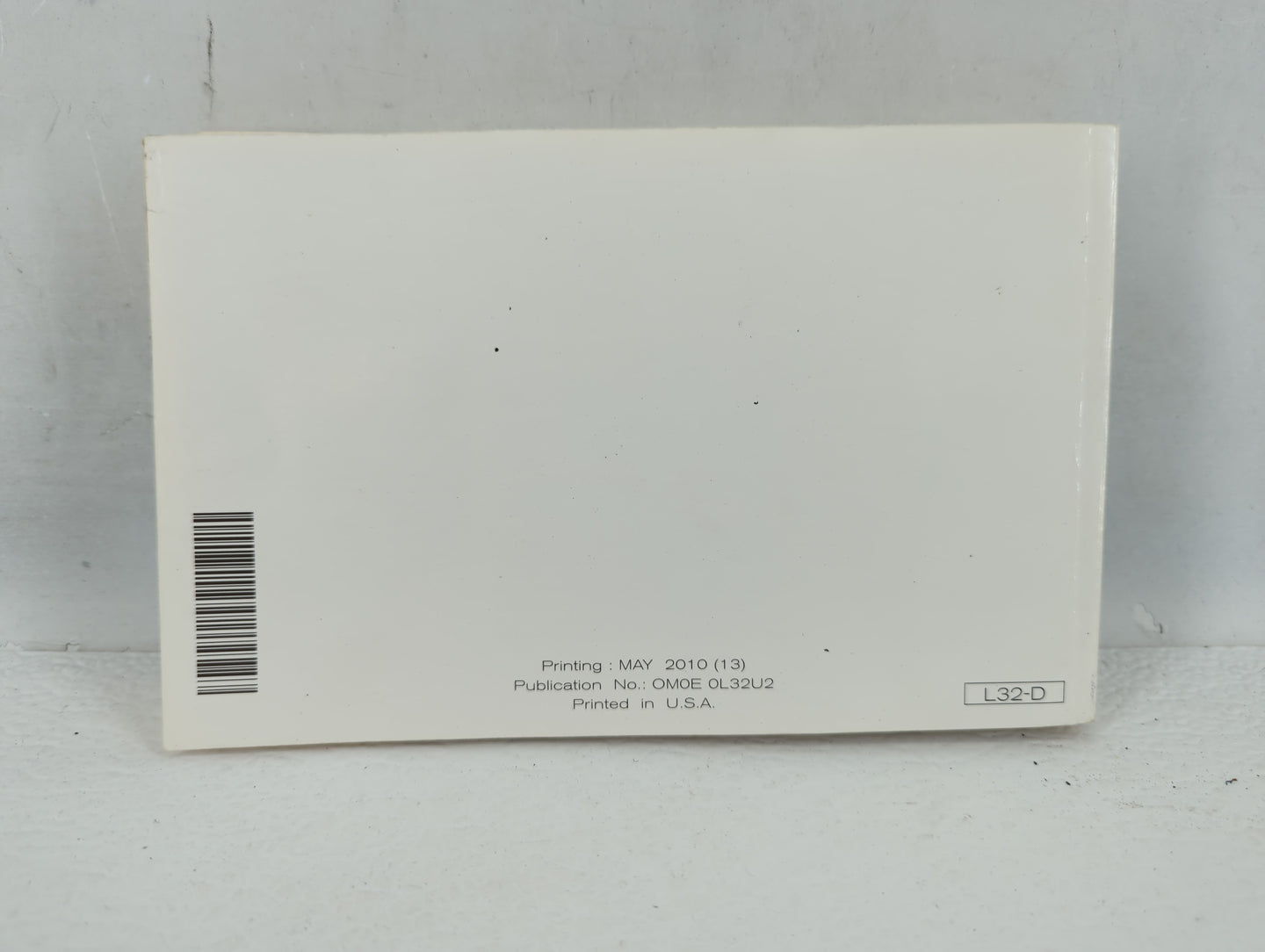 2010 Nissan Altima Owners Manual Book Guide P/N:OM0E 0L32U2 OEM Used Auto Parts - Oemusedautoparts1.com