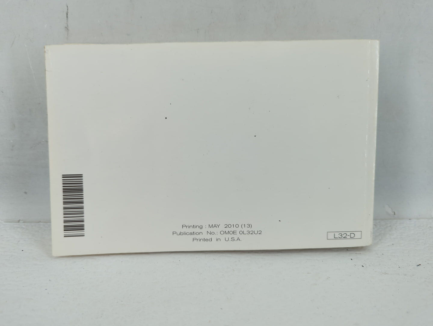 2010 Nissan Altima Owners Manual Book Guide P/N:OM0E 0L32U2 OEM Used Auto Parts - Oemusedautoparts1.com
