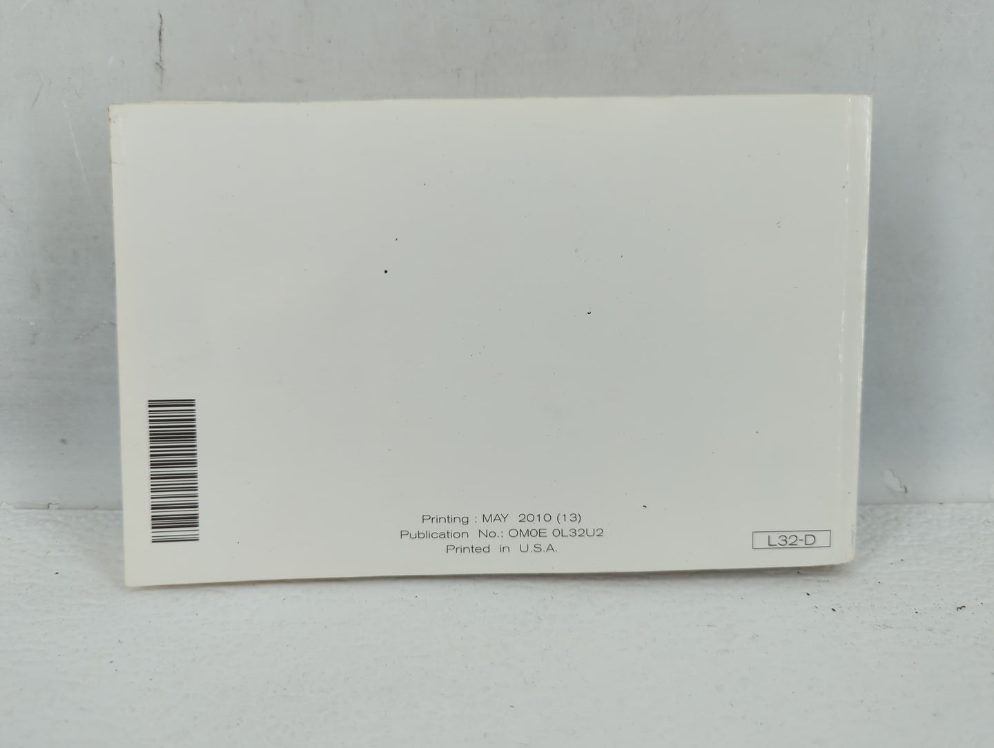 2010 Nissan Altima Owners Manual Book Guide P/N:OM0E 0L32U2 OEM Used Auto Parts - Oemusedautoparts1.com
