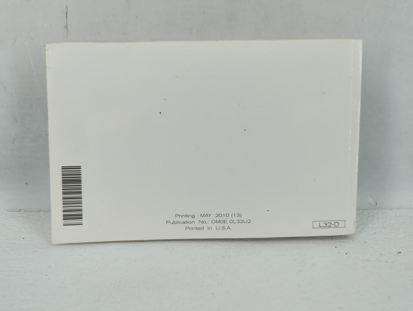 2010 Nissan Altima Owners Manual Book Guide P/N:OM0E 0L32U2 OEM Used Auto Parts - Oemusedautoparts1.com