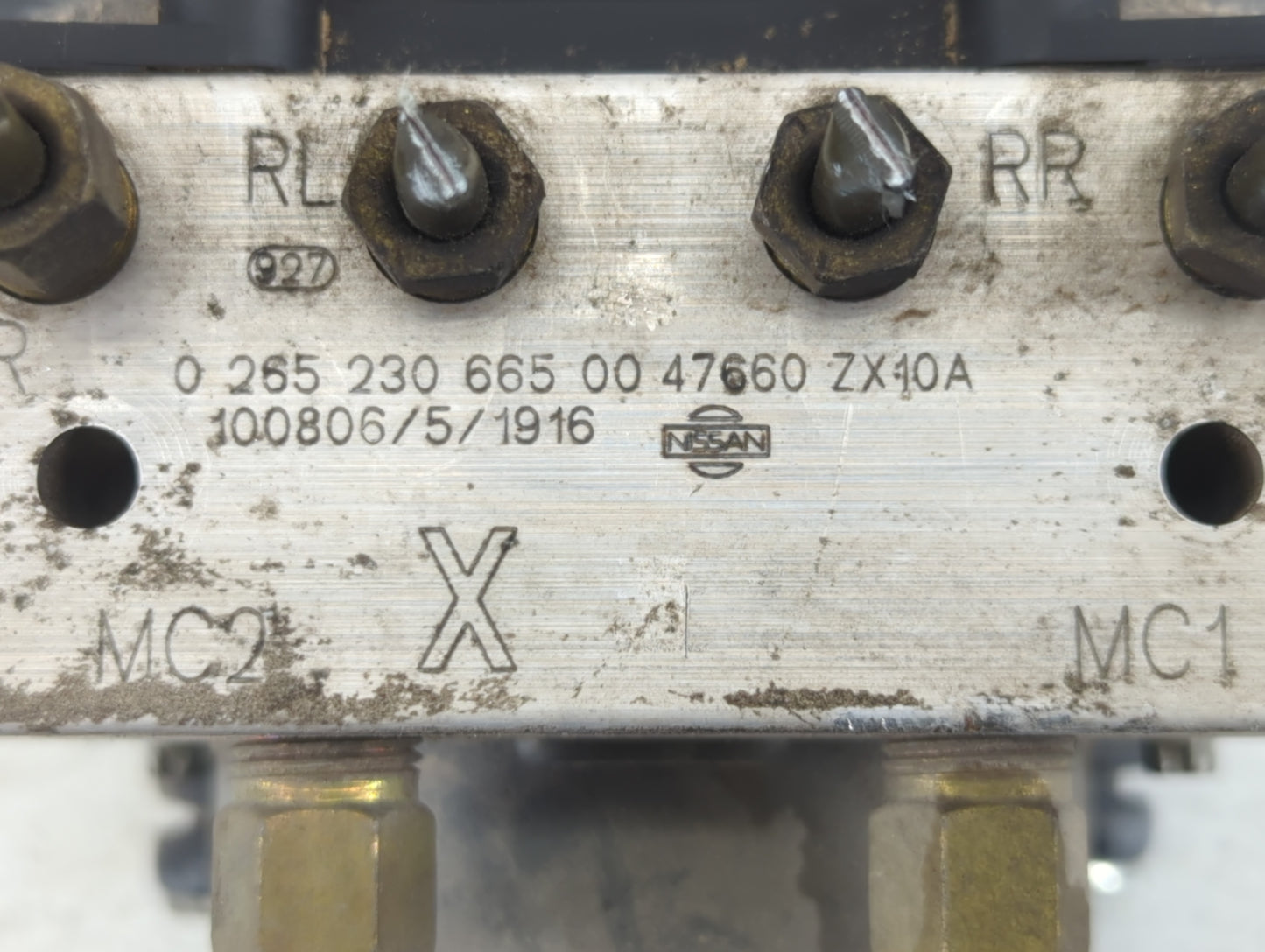 2010 Nissan Altima ABS Pump Control Module Replacement P/N:47660 ZX10A Fits OEM Used Auto Parts - Oemusedautoparts1.com
