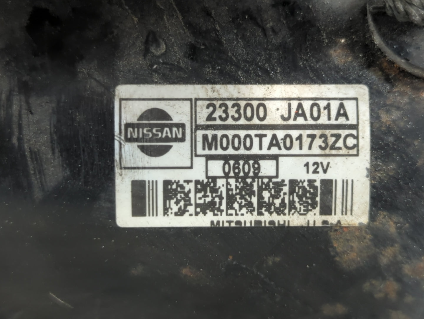 2007-2013 Nissan Altima Car Starter Motor Solenoid OEM P/N:23300 JA01A Fits Fits 2007 2008 2009 2010 2011 2012 2013 OEM Used