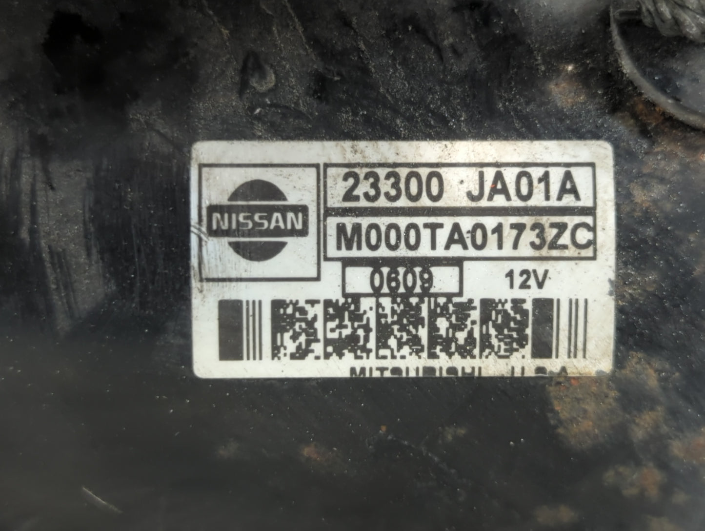 2007-2013 Nissan Altima Car Starter Motor Solenoid OEM P/N:23300 JA01A Fits Fits 2007 2008 2009 2010 2011 2012 2013 OEM Used