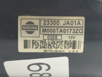 2007-2013 Nissan Altima Car Starter Motor Solenoid OEM P/N:M000TA0173ZC 23300 JA01A Fits Fits 2007 2008 2009 2010 2011 2012 2013 OEM Used Auto Parts