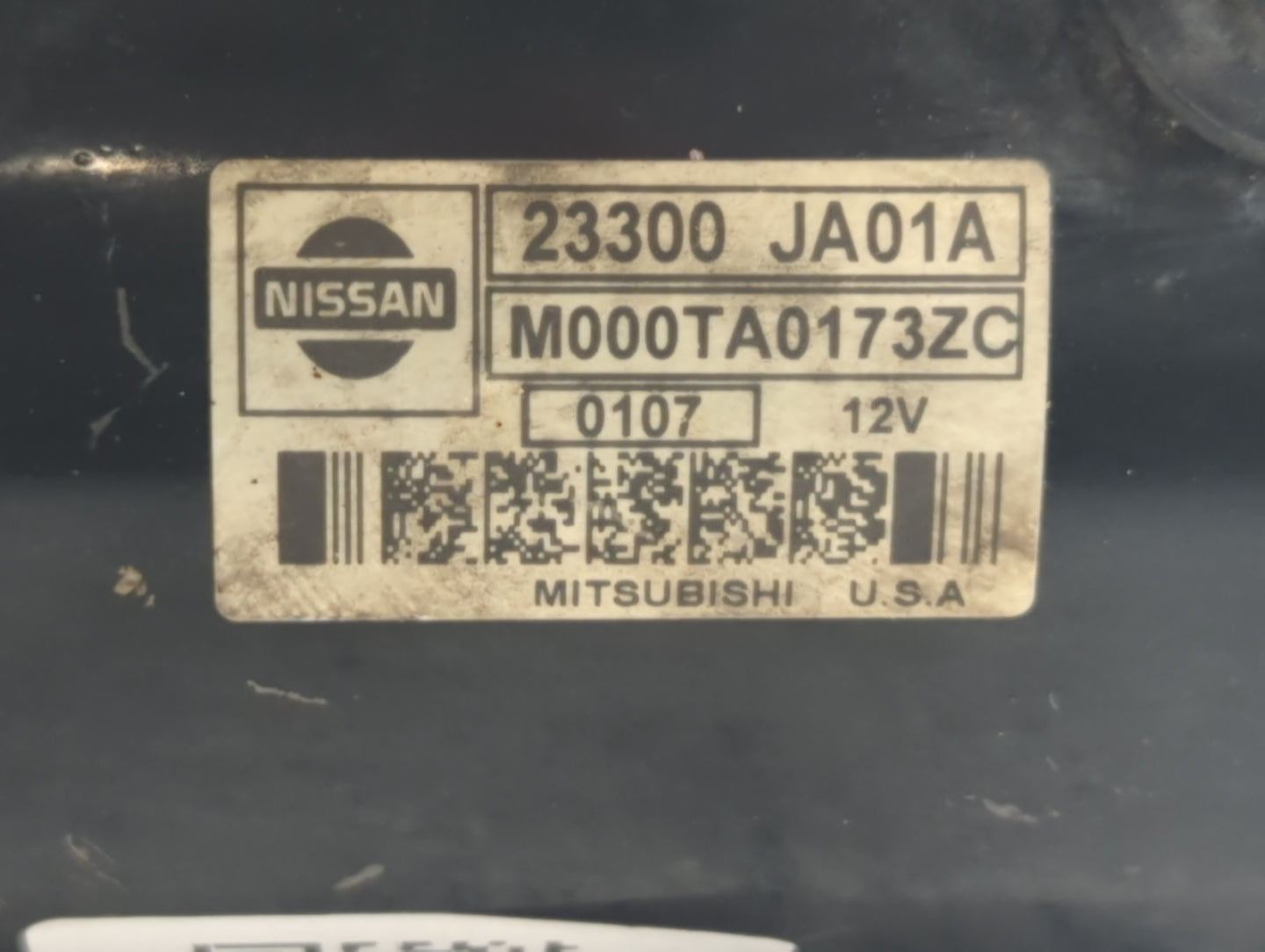 2007-2013 Nissan Altima Car Starter Motor Solenoid OEM P/N:M000TA0173ZC 23300 JA01A Fits Fits 2007 2008 2009 2010 2011 2012 
